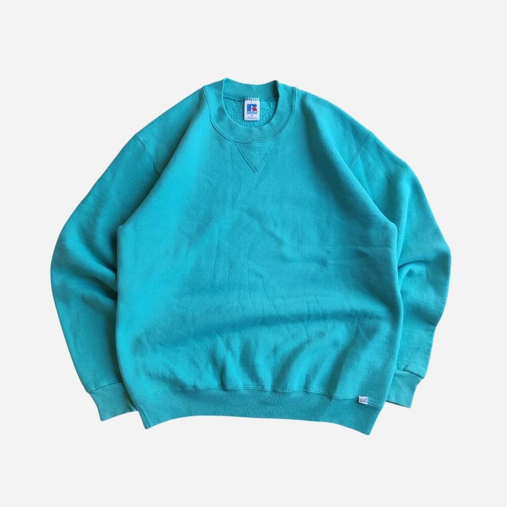 Vintage 90s Russell Athletic Blank Crewneck Sweatshirt